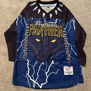 Black panther boys jersey